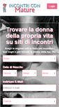 Mobile Screenshot of incontriconmature.com